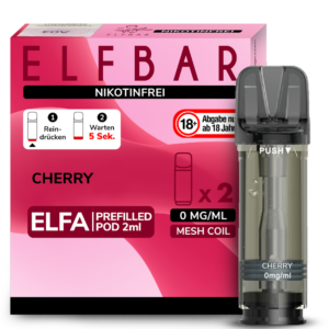 Elf Bar Elfa 2x 600 Züge Cherry Candy 0mg