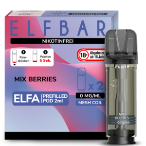 Elf Bar Elfa 2x 600 Züge Mix Berries 0mg