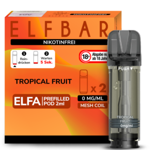 Elf Bar Elfa 2x 600 Züge Tropical Fruits 0mg