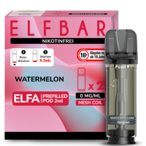 Elf Bar Elfa 2x 600 Züge Watermelon 0mg