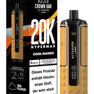 Alfakher 20k Crown Bar Hypermax Cool Mango