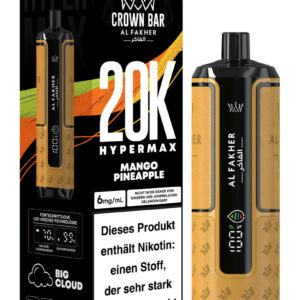 Alfakher 20k Crown Bar Hypermax Mango Pineapple