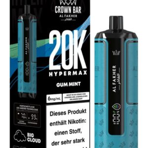 Alfakher 20k Crownbar Hypermax Gum Mint